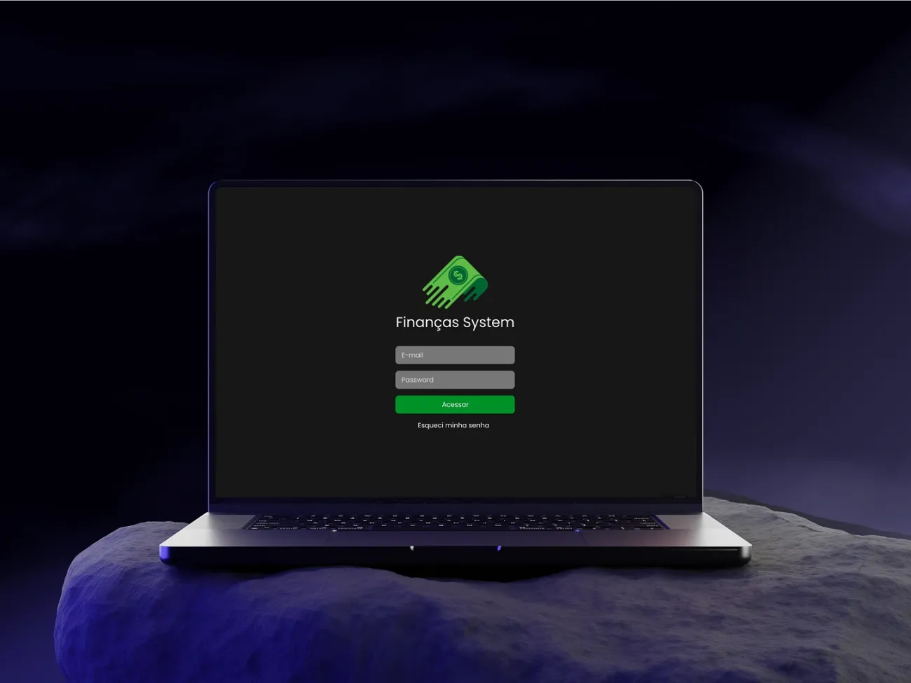 Finanças System — tela 1 do projeto