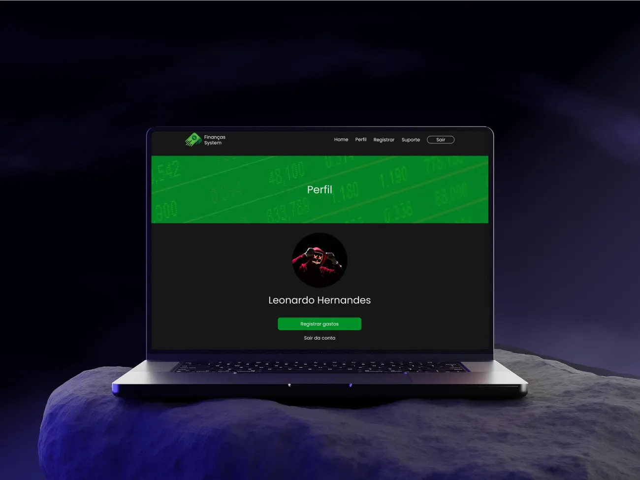 Finanças System — tela 4 do projeto